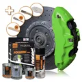 PINTURA PINZA FRENO SET  NEON VERDE 4 COMPONENTES
