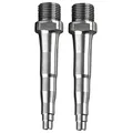Reeatel 2 StüCke Fahrrad Titanium Pedal Spindeln Fit für Null X1 X2 & Licht Aktion 78Mm