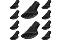 TSB Werk Nordic-Walking-Stöcke 10x Nordic Walking Pads Gummipads Gummipuffer (10 St), Ersatzfüße, Puffer, Asphalt, schwarz