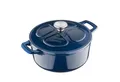 Navaris Serviertopf Gusseisen Topf - Gusseisen Bräter - Kochtopf 3,5l - Ø 24cm Schmortopf, (1-tlg)