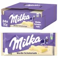 Milka Weiße Schokolade Alpenmilch-Tafel, 24 x 90g
