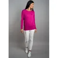 Seidel Moden Langarmshirt mit breitem, elastischen Bund - MADE IN GERMANY rot 50 EU