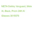 META Oakley Vanguard, Meta AI, Black, Prizm 24K AI Glasses 3015575