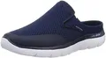 Skechers Herren Summits Vindicator Turnschuhe, Navy Textile/Trim, 45 EU