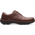 Clarks Schuhe Herren Halbschuhe Schnürschuhe Nature Three mahogany, Schuhgröße:44.5 - Braun - 44,5