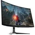 DELL Alienware AW3225QF, 31.6" 31.6", 0.031ms (GtG), 3840x2160, 240Hz, QD-OLED, glänzend m. AR, curved (1700R/1.70m), 1000cd/m2,  1x DP 1.4, 2x HDMI 2.1, 1x USB-B 3.0 (Up), 1x USB-C 3.0 (Down), 3x USB-A 3.0 (Down), höhenverstellbar (110mm), drehbar (20Grad), neigbar (+21/-5Grad), Adaptive Sync, NVIDIA G-Sync Comp. zert.