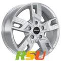 4x Ronal R64 silber 6.5x16" ET60 LK5 120 ML 65.06 Alufelgen 16 Zoll