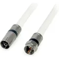 Televes FS-KK2050 5m F F Weiss Koaxialkabel (120 dB, Antennenkabel) (FS-KK2050)