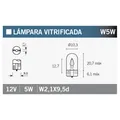30490 - LAMPE, GLÜHBIRNE OSRAM 2825 W5W kompatibel mit APRILIA LEONARDO 125 ST 1