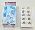 10 x OSRAM LAMPE GLASSOCKELLAMPE 12V 5W W2.1 x 9.5d W5W Standlicht u.a. 2825
