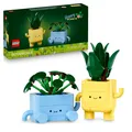 LEGO Botanicals Fröhliche Pflanzen - Spielzeug für Kinder mit 2 künstlichen Pfla