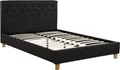 Doppelbett "Emmy" - 140 x 190 cm - Grau