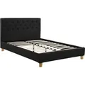 Habitat Garten Bett, Grau, Textil, 190x140 cm, Schlafzimmer, Betten, Polsterbetten