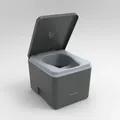 Trelino Evo Trenntoilette, Gr. S, anthrazit