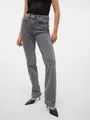 Gerade Jeans "VMTESSA HR STRAIGHT JEANS RA206 GA NOOS", Gr. 27 - Länge 32, Medium Grey Denim Länge 32