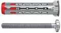 Fischer Befestigungstechnik Dübel-Set Fischer Hohlraumdübel DuoHM 6 x 55 S PH PZ, Panhead-Schraube, 6 x 55,00 mm, (Packung - 25Stk., 1-tlg)