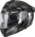 Modular Helm GIVI X50 Solid Carbon Schwarz Gold Gl?nzend größe M