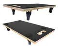 PROREGAL 2erSet Profi Transportroller Hercules 60x30 cm Schwerlast bis 200 kg mit 4 Gummirollen & Griff, Siebdruckplatte rutschfest, Rollbrett für Möbel Waschmaschine Möbelroller Pflanzen Werkstatt
