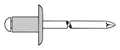 Gesipa Blindnieten Aluminium Grosskopf K14 5 x 12 mm - 1433524 (VPE: 250 Stück)