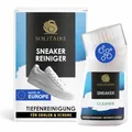 SOLITAIRE Sneaker Cleaner | Sneaker Intensiv-Reiniger | 75 ml | Profi-Reinigung für Sneaker und Schuhe | Sneaker-Reiniger mit integrierter Bürste zur Schuh-Reinigung und effektiven Fleckenentfernung