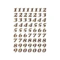 3 bis 60x HERMA Zahlen-Sticker 0-9, Prismaticfolie gold glitzernd BIS 70% RABATT