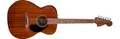 Fender California Standard Monterey™ Akustikgitarre, Sapele-Decke, schwarzes Schlagbrett, natürliches Sapele