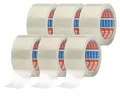 6 Rollen TESA Packband 64014 Rolle Klebeband Paketband Transparent 50mm x 66m