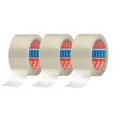 3x Tesa Packband Klebeband Paketband Packfilm PP 66m x 50mm transparent 64014
