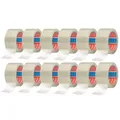 12x Tesa Packband Klebeband Paketband Packfilm PP 66m x 50mm transparent 64014
