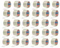 36 x Tesa Leise PP Klebeband 64014 transparent 50 mm x 66 m Packband Paketband