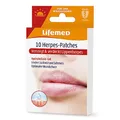 Lifemed Lippen Herpes Patch | Diskreter Schutz und beschleunigte Wundheilung für Lippenherpes Bläschen | Effektiver Herpes Patch gegen Gesichtsherpes | Nahezu unsichtbar - 10 Stück (1er Pack)