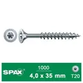 SPAX Spanplattenschraube Spax Senkkopf TX Wirox 4x35 mm 1000 Stück/Box