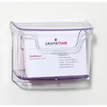 SIGEL Wandprospekthalter transparent bis 96,0 x 60,0 mm 10,5 x 4,5 x 7,6 cm, 1 St.
