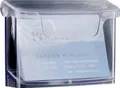 Sigel Visitenkartenbox acrylic Outdoor Anzahl der Fächer:1 60 Karten Transparent 1St.