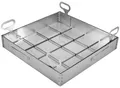 Schachtabdeckung Edelstahl - Zugangsdeckel - Inspektionsschacht 300x300x50 EN-124