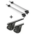 2x Fahrradträger Bike Pro + Dachträger VDP Stahl kompatibel mit für Lancia Musa 5 Türer 2004-2012