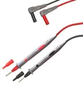 PeakTech Multimeter Prüfleitungen mit 2 mm Prüfspitze und Schutzkappen