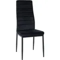 CLP Stuhl, Schwarz, Textil, 41.5x99x40 cm, Esszimmer, Stühle, Esszimmerstühle, Vierfußstühle