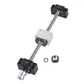 CNCMANS SFU1204 Kugelumlaufspindel, SFU1204 250mm Edelstahl Ball Screw Gewindespindel mit Bearbeitetem Ende + Bk10 / Bf10 Unterstützung + Kugelumlaufmutter + MuttergehäUse + Kupplung, Hohe Präzision