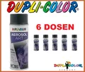 6 STÜCK RAL 7016 DUPLI-COLOR ART anthrazitgrau Buntlackspray 400 ml Spraydose