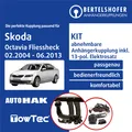 Für SKODA Octavia Fliessheck II Typ 1Z3 2004-2013 AHK abn +13pol spez E-Satz TOP
