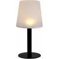 Spetebo - Led Solar Garten Tischlampe - 31 X 15 Cm - Outdoor Deko Leuchte Warm Weiß - Garten Balkon Terrasse Beleuchtung Für Außen