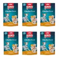 Rinti Extra Chicko Dent Huhn Small | 6er Pack | 6 x 150 g | Ergänzungsfuttermittel für ausgewachsene kleine Hunde | Kaustreifen für die Zahnpflege | Bissfeste Rinderhaut