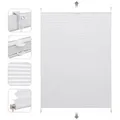 Sekey Plissee Sonnenschutzrollo ohne Bohren Verspannt Blickdicht Lichtschutz, blickdicht, Klemmfix, Innovatives Halb-Waben-Design Plissee für Fenster / Tür 60 cm x 120 cm