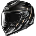 HJC RPHA 71 Carbon Cano Helm, schwarz-gold-silber, Größe L für Männer