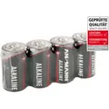 ANS RED 4XBABY - Red, Alkaline Batterie, C (Baby), 4er-Pack