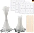 Candle Wick Set, 50 Pieces Candle Wicks for Candles, Smokeless Candle Wick,