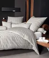 Janine Mako Satin Bettwäsche modernclassic 80 x 80 cm naturell Fb. 37