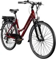 AGON E-Bike Trekkingrad Avesa, 21 Gang, Kettenschaltung, Heckmotor, 374 Wh, Pedelec, Elektrofahrrad für Damen u. Herren