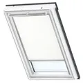 VELUX Verdunkelungsrollo Uni Weiß 1025, UK04, GGU,Manuell,VELUX,weiße Schiene